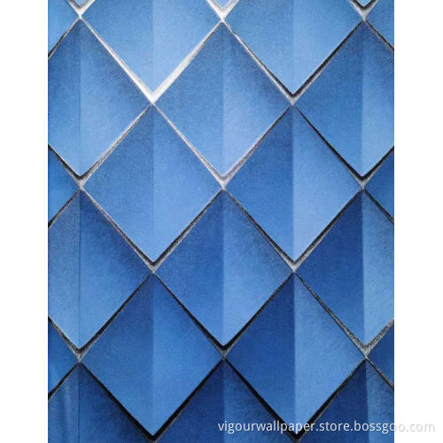 53cm Waterproof pvc modern geometrical design wallpaper